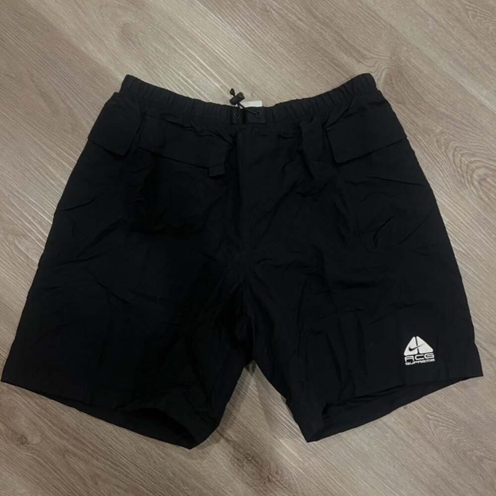 Supreme Nike ACG Nylon Trail Short Black Size Large NEW